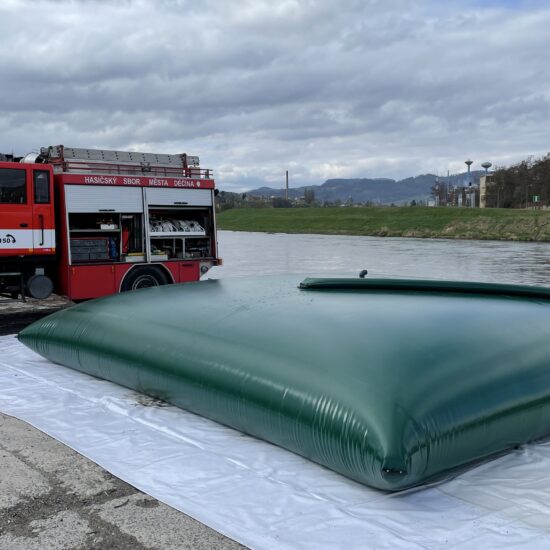 Testování vaku pro hasiče NP Českosaské Švýcarsko.